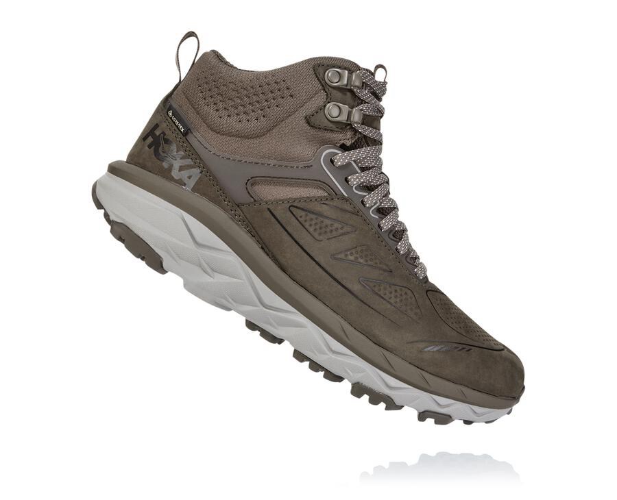 Hoka One One Vandresko Dame - Challenger Mid Gore-Tex - Brune - 438715TJX